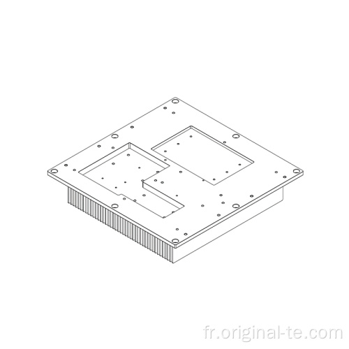 Dissipateur thermique en aluminium à haute efficacité